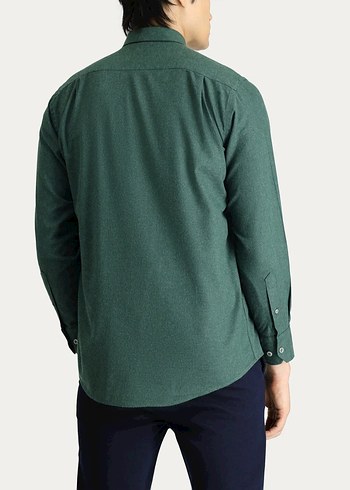 Tudor's haki erkek gömlek - Görsel 3