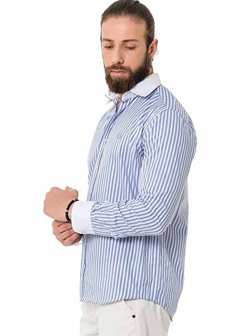 Sabri Özel Slim fit erkek gömlek - Görsel 2