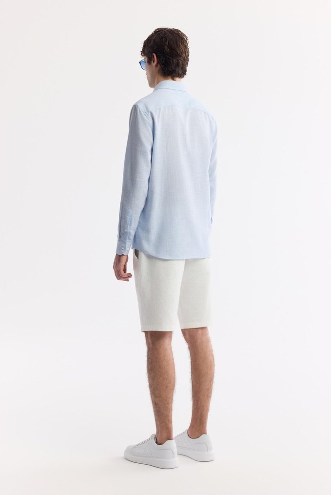 AVVA mavi erkek gömleği - Görsel 2