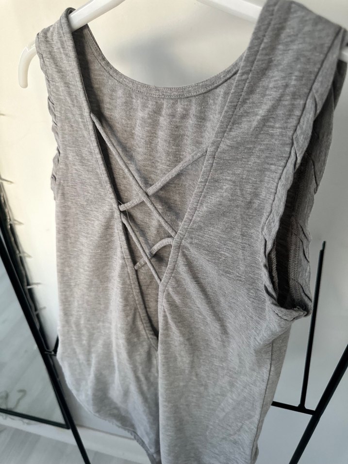 Pull and Bear Çıtçıtlı Body Askılı Tshirt - Görsel 2