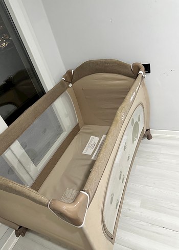 Bej KRAFT Calipso Elite Oyun Parkı Yatağı Beşiği - Görsel 9