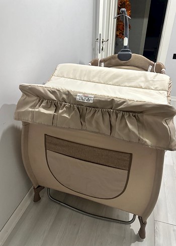 Bej KRAFT Calipso Elite Oyun Parkı Yatağı Beşiği - Görsel 3