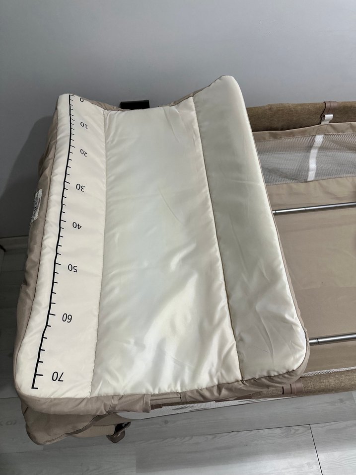 Bej KRAFT Calipso Elite Oyun Parkı Yatağı Beşiği - Görsel 4