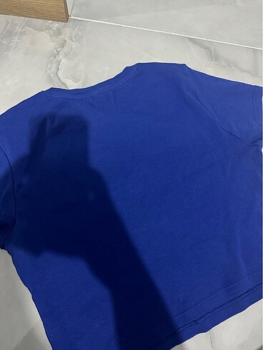 Trendyol & Milla Saks mavisi crop tsort