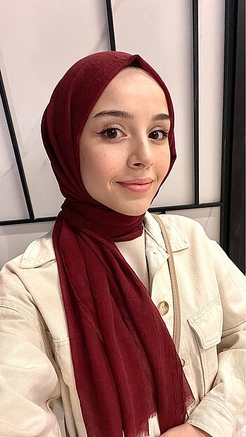 Konfor şal vişne