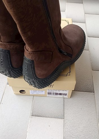 Buldozer marka kahverengi Süet çizme - Görsel 8