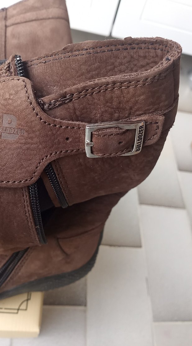 Buldozer marka kahverengi Süet çizme - Görsel 5