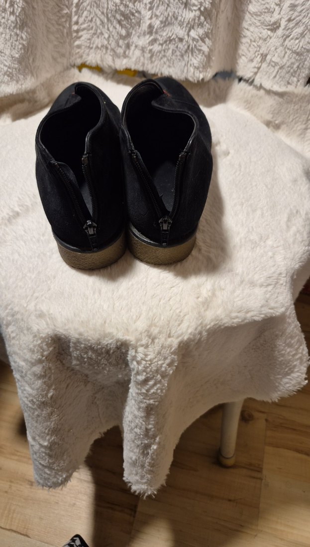 Hotiç yaya marka Siyah Kadın Süet  Bot - Görsel 5