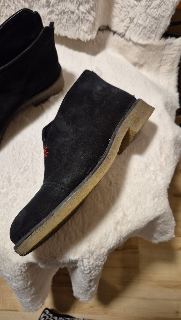 Hotiç yaya marka Siyah Kadın Süet  Bot - Görsel 4