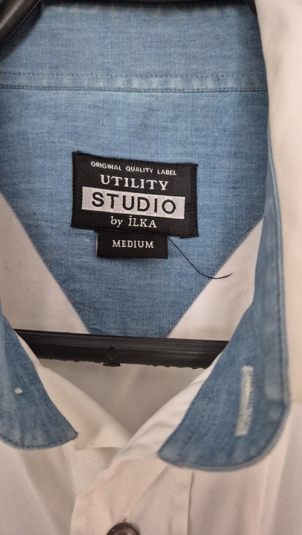 Beyaz Pamuklu Erkek Gömlek - Görsel 2