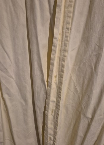 Düğmeli çok açık sarı Erkek Gömlek - Görsel 4