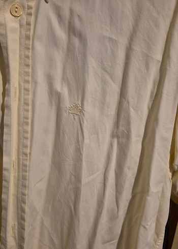 Düğmeli çok açık sarı Erkek Gömlek - Görsel 3