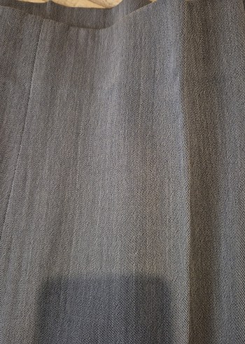 Gri kumaş Pilili Erkek Pantolon - Görsel 7