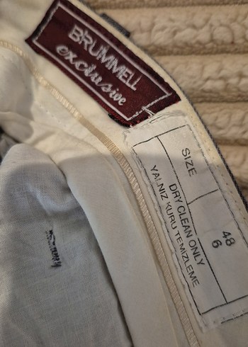 Gri kumaş Pilili Erkek Pantolon - Görsel 2