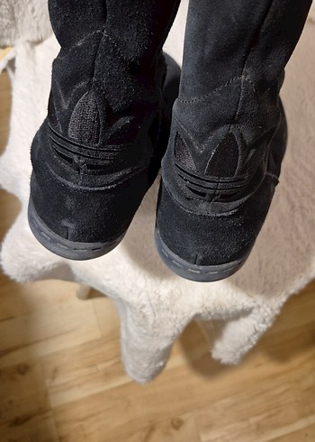 Adidas marka siyah süet çizme - Görsel 8
