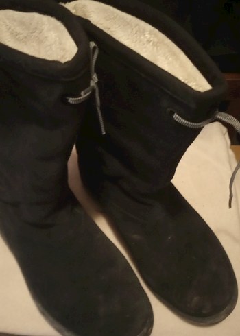 Adidas marka siyah süet çizme - Görsel 6