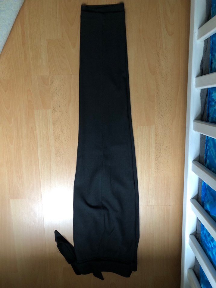 House of camellia Kadın SiyahKemerli Midi KumaşPantolon 36 beden - Görsel 3