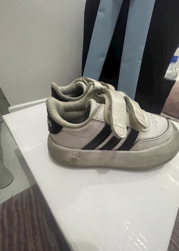 Gri Beyaz Erkek Çocuk Cırt Cırtlı Spor Ayakkabı - Görsel 2