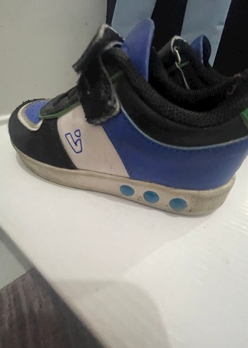 Erkek Çocuk Mavi Cırt Cırtlı Spor Ayakkabı - Görsel 2