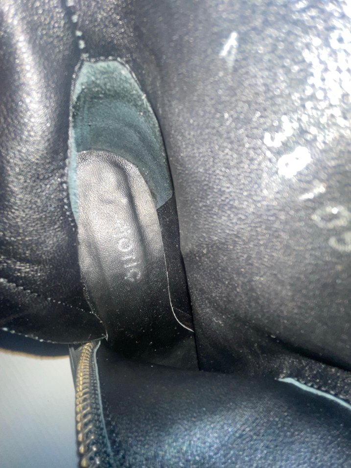 Siyah Deri Stiletto Topuklu Kadın Bot - Görsel 4