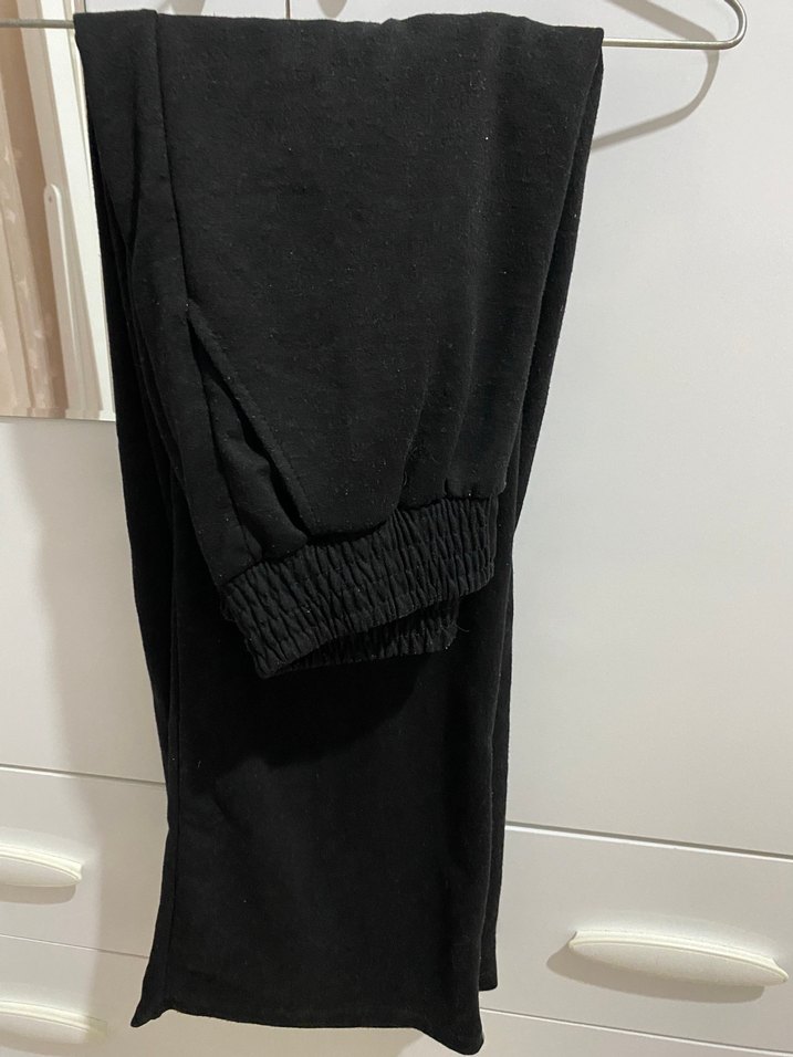 Kadın Siyah Uzun Pantolon - Görsel 2