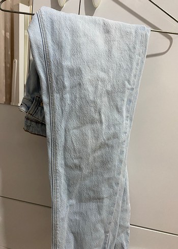 Colin's Kadın Gri Denim Midi Boy Bol Kesim Kot Pantolon
