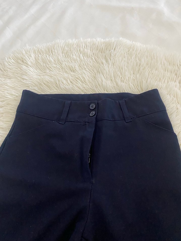 Lacivert Kumaş Pantolon - Görsel 3