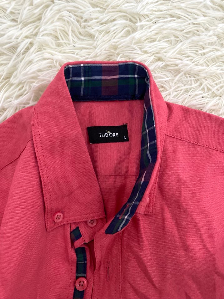 Pembe Uzun Kollu Erkek Gömlek - Görsel 3