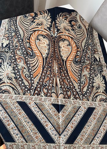 Kadın Çok Renkli Bohem Etnik Desenli şal