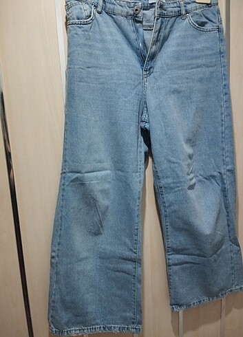Diğer Kot bol paça pantolon