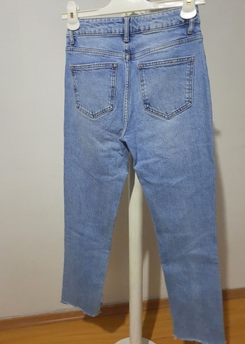 Kadın Mavi Kot Pantolon - Görsel 3