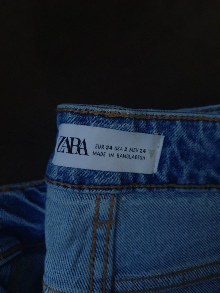 Kadın Mavi Kot Pantolon - Görsel 4