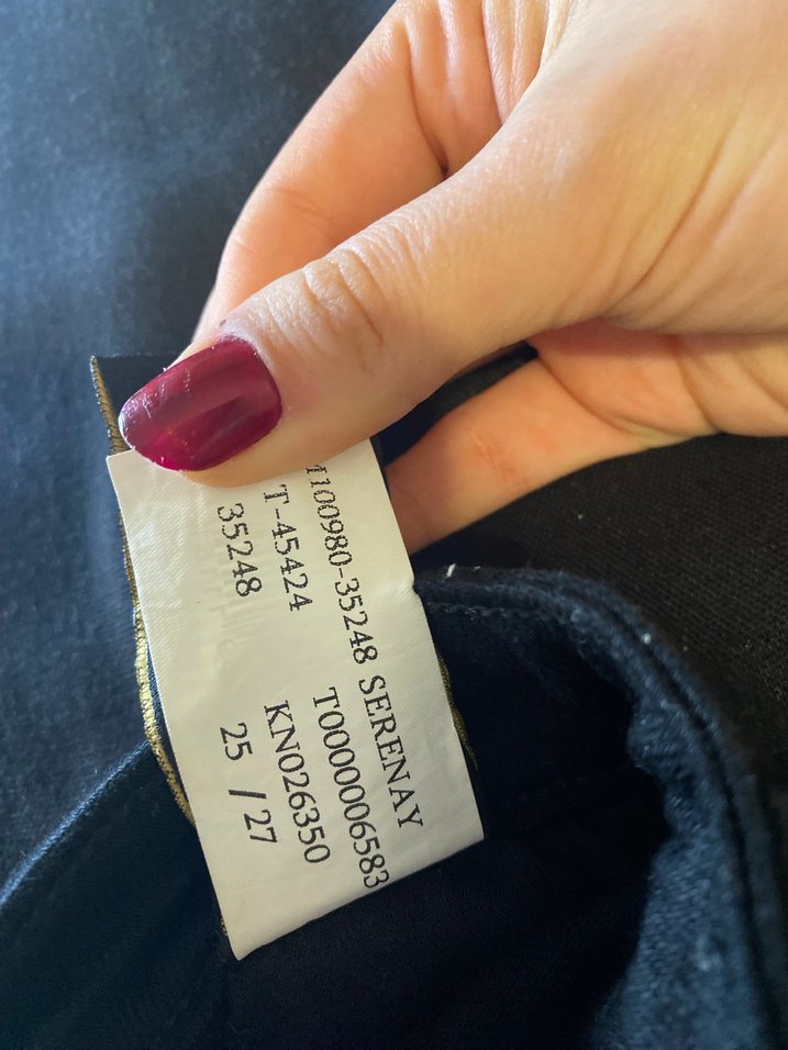 Siyah Dar Pantolon - Görsel 3