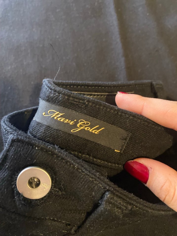 Siyah Dar Pantolon - Görsel 2