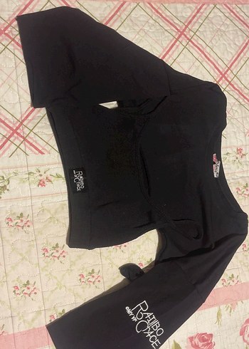 Siyah Fit Kesim Mini Tişört ikili takım