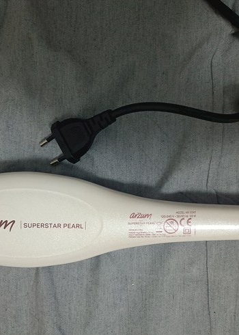 Bej ve Gri Saç Düzleştirici Fırça - Görsel 3