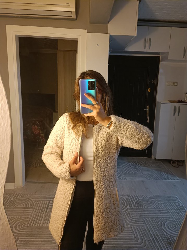 KREM RENGİ İNCE MONT - Görsel 2