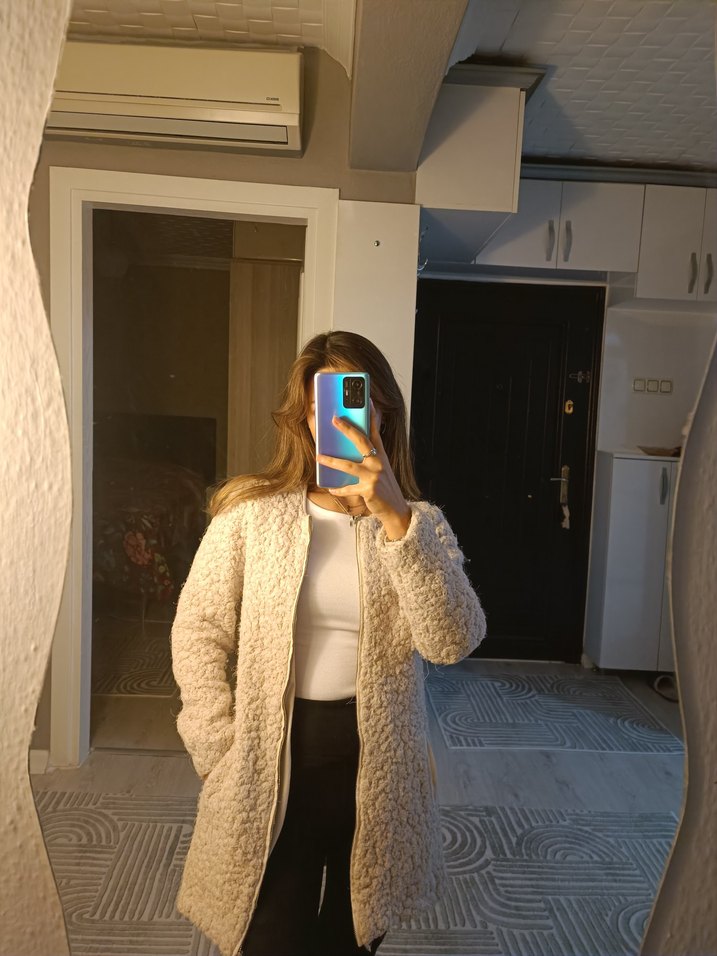 KREM RENGİ İNCE MONT - Görsel 5