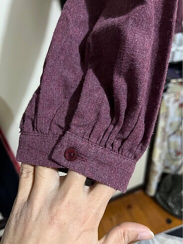 36 Beden bordo Renk Bluz.