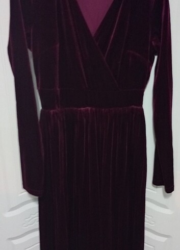 Bordo elbise