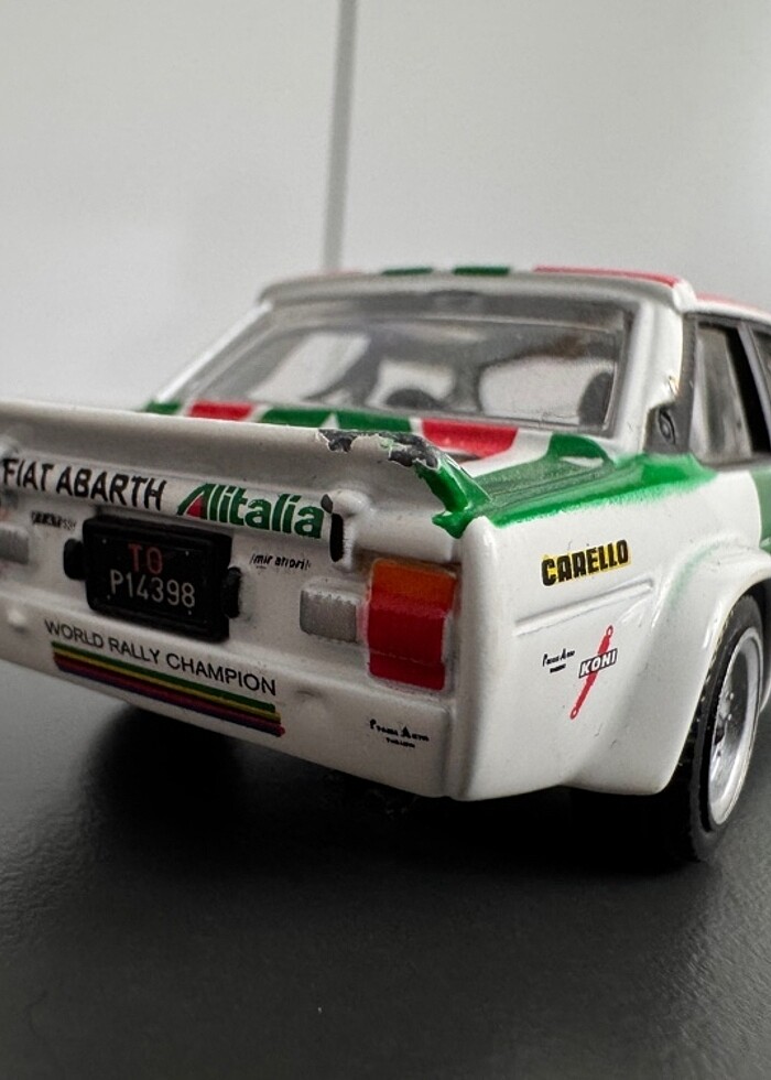 1:43 BBURAGO FIAT 131 ABARTH RALLYE DIECAST (ABARTH LİSANSLI) - Görsel 4