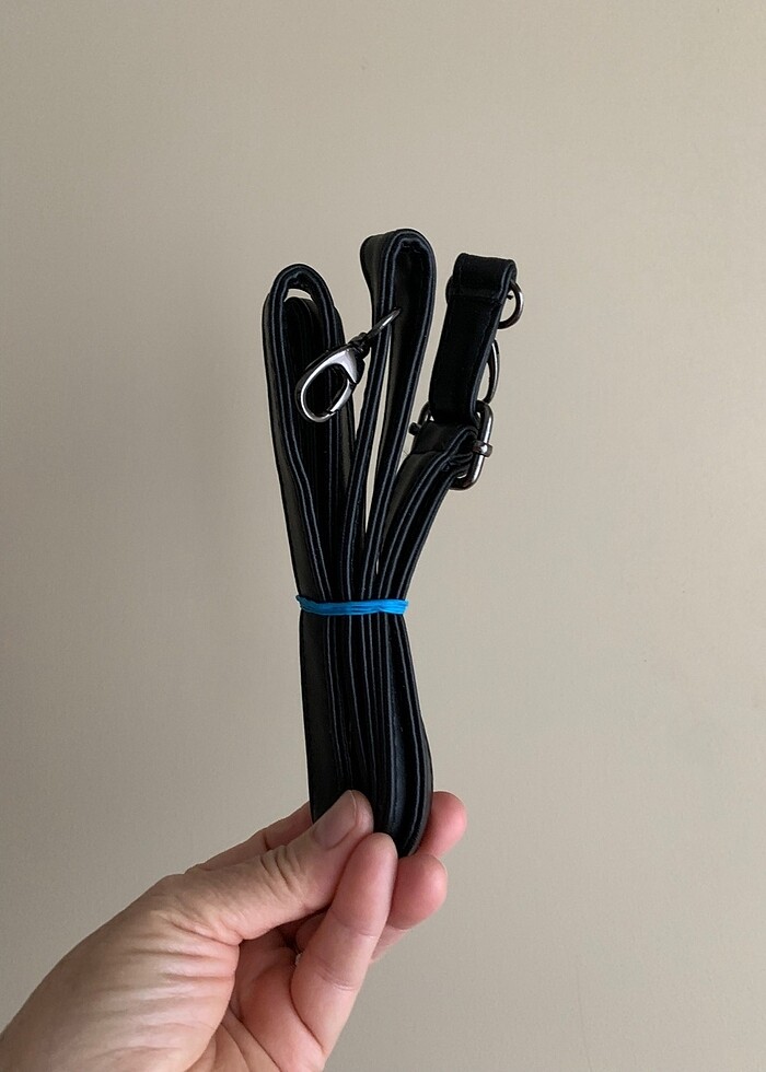 Siyah Deri çanta - Görsel 4