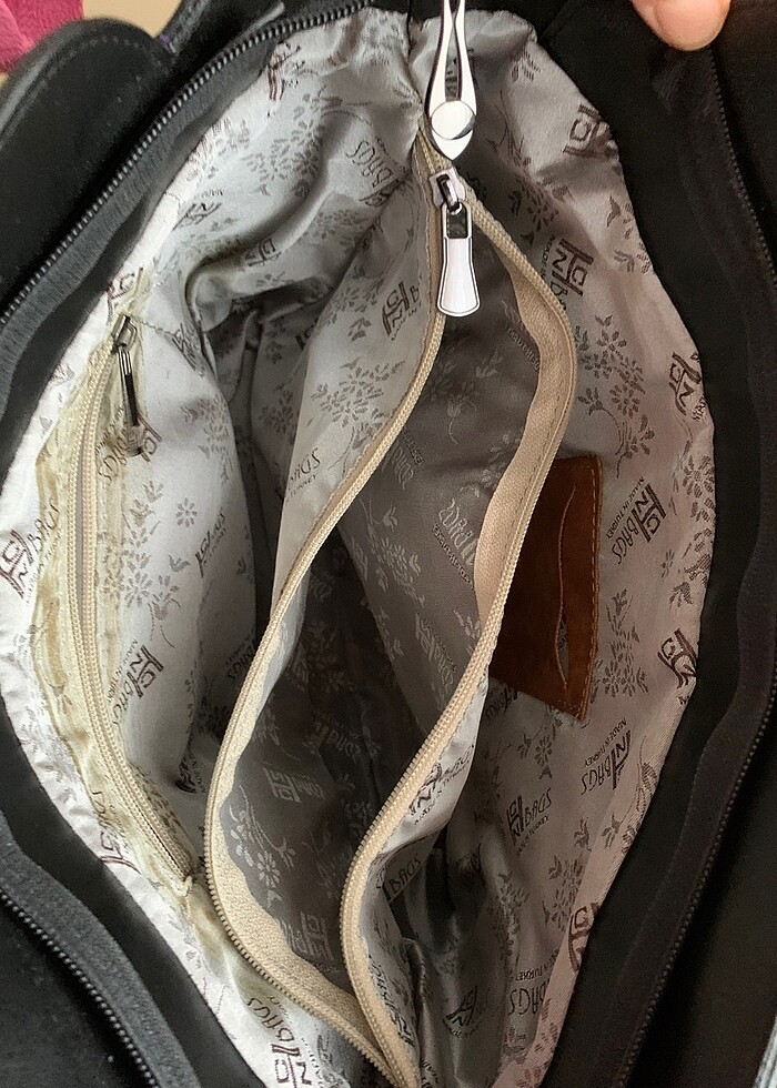 Siyah Deri çanta - Görsel 3