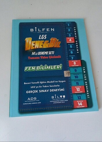 8. Sınıf fen branş denemesi