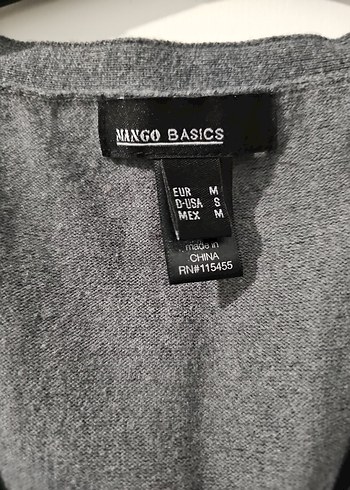 Mango Gri Bele Oturan Elbise - Görsel 2