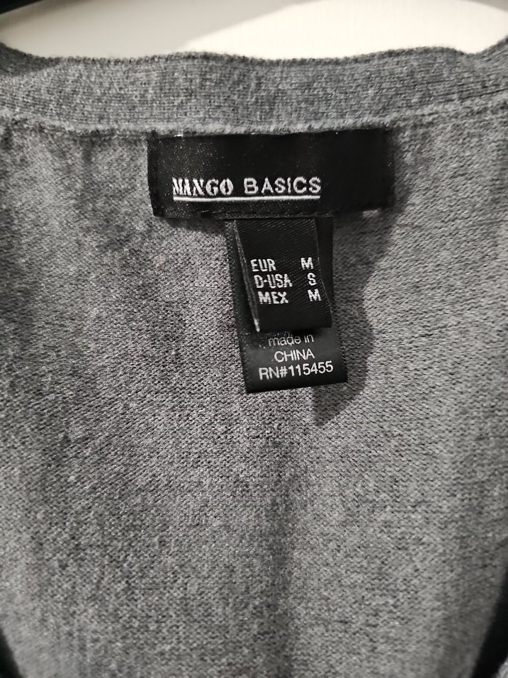 Mango Gri Bele Oturan Elbise - Görsel 2