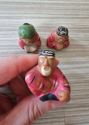 Vintage Seramik Özbekistan Figürler - Görsel 4