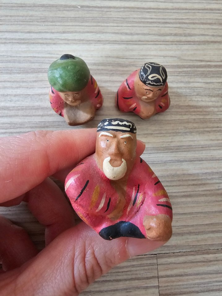 Vintage Seramik Özbekistan Figürler - Görsel 4