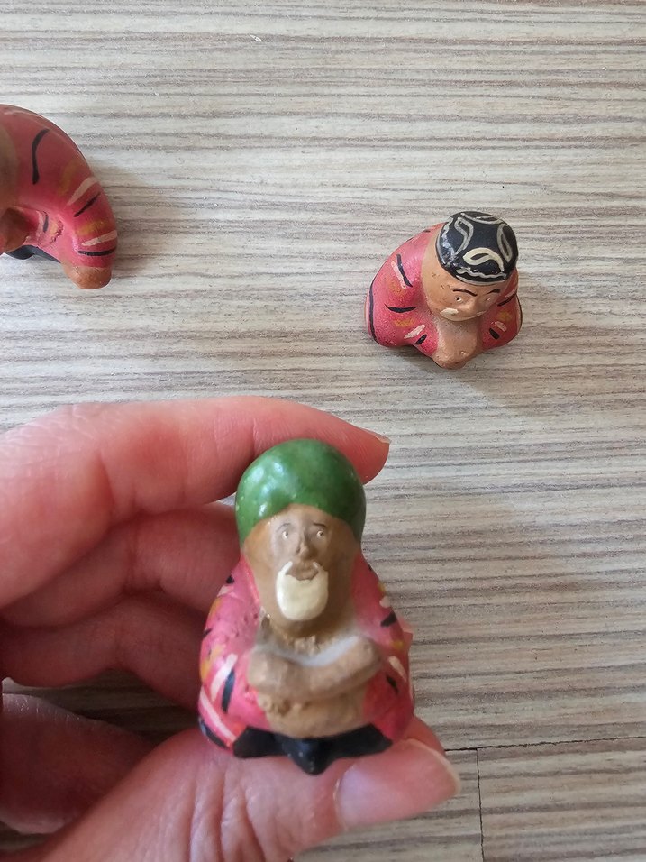 Vintage Seramik Özbekistan Figürler - Görsel 5