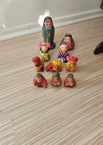 El Yapımı Vintage Koleksiyonluk Biblolar - Görsel 2